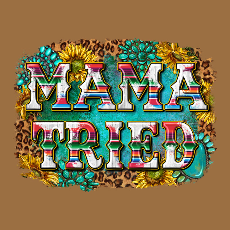 Western Mama Tried With Sunflowers And Gemstone Vintage Tee by texasbilliewilder | Teevron
