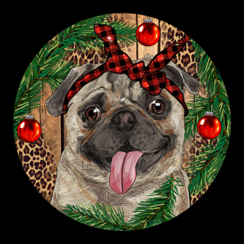 Christmas Pug With Leopard Urban Hoodie by RanaPortraitStore | Teevron