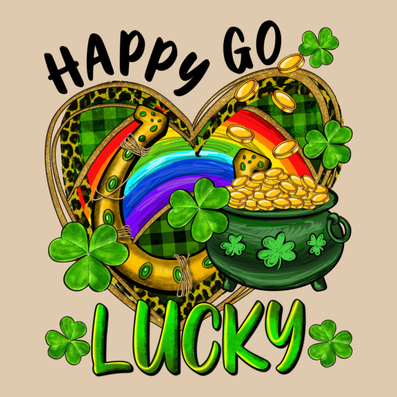 Happy Go Lucky Pot Of Gold And Rainbow Heart Heavyweight Sweatshirt by RanaPortraitStore | Teevron