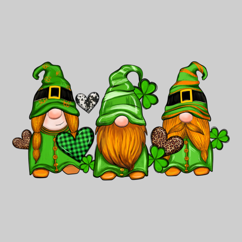 St Patricks Day Gnomes With Western Hearts And Shamrocks Premium Tee by Artiststas | Teevron