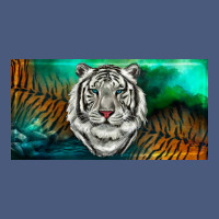 White Tiger Forest License Plate Vintage Hoodie | Teevron