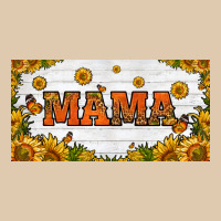 Sunflowers And Butterflies Mama License Plate Classic Tee | Teevron