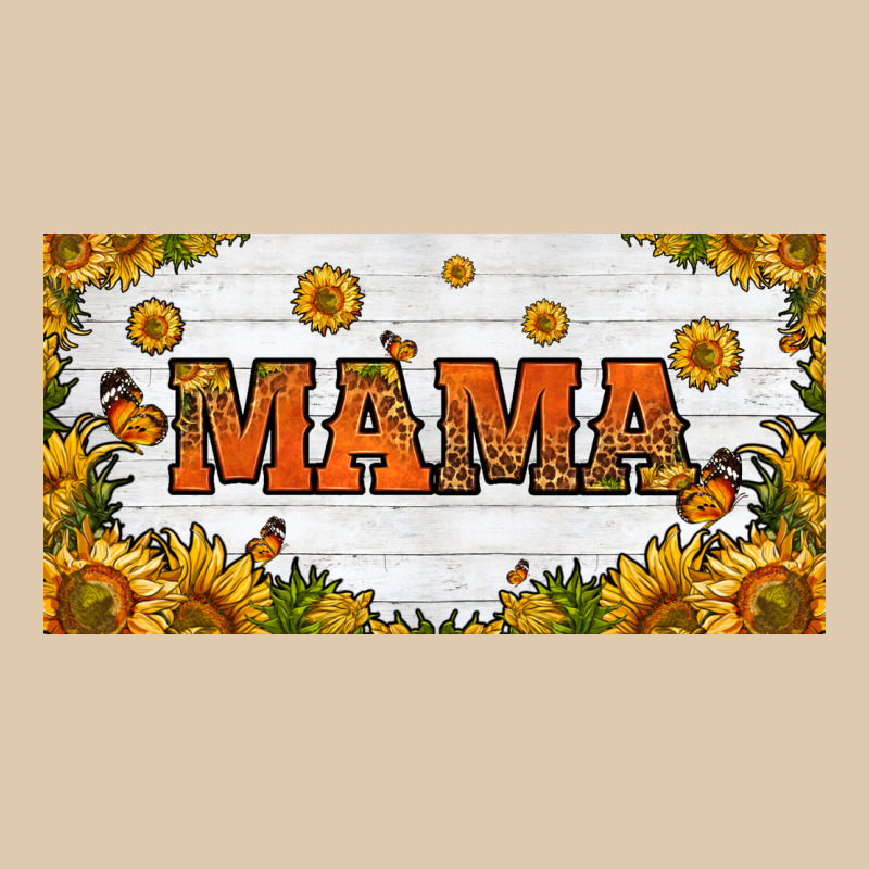 Sunflowers And Butterflies Mama License Plate Classic Tee by HRA Design Shop | Teevron
