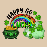 Happy Go Lucky Rainbow Shamrocks And Pot Of Gold Heavyweight Sweatshirt | Teevron