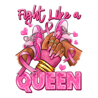 Survivor queen Breast Cancer afro girl sneakers | Teevron