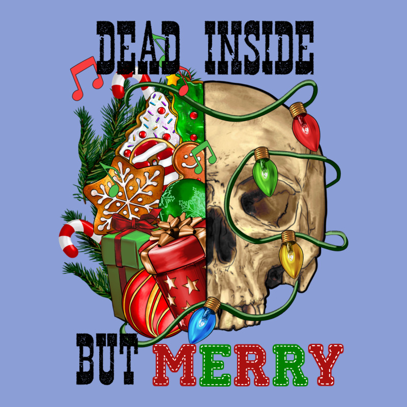 Dead İnside But Merry Human Skull Long Sleeve Tee by FaDigitalArtStudio | Teevron