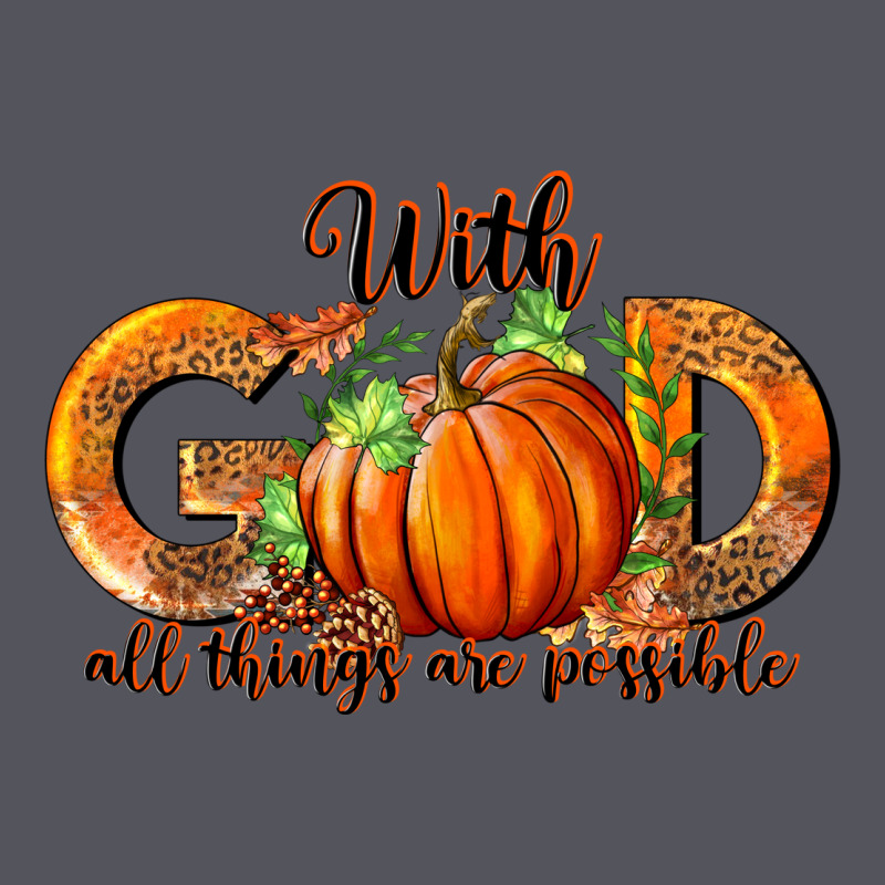 With God All Thing Are Possible Vintage Hoodie by RanaPortraitStore | Teevron