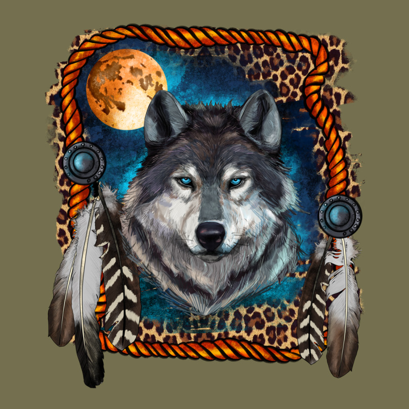Wolf And Feathers Vintage Hoodie by RanaPortraitStore | Teevron