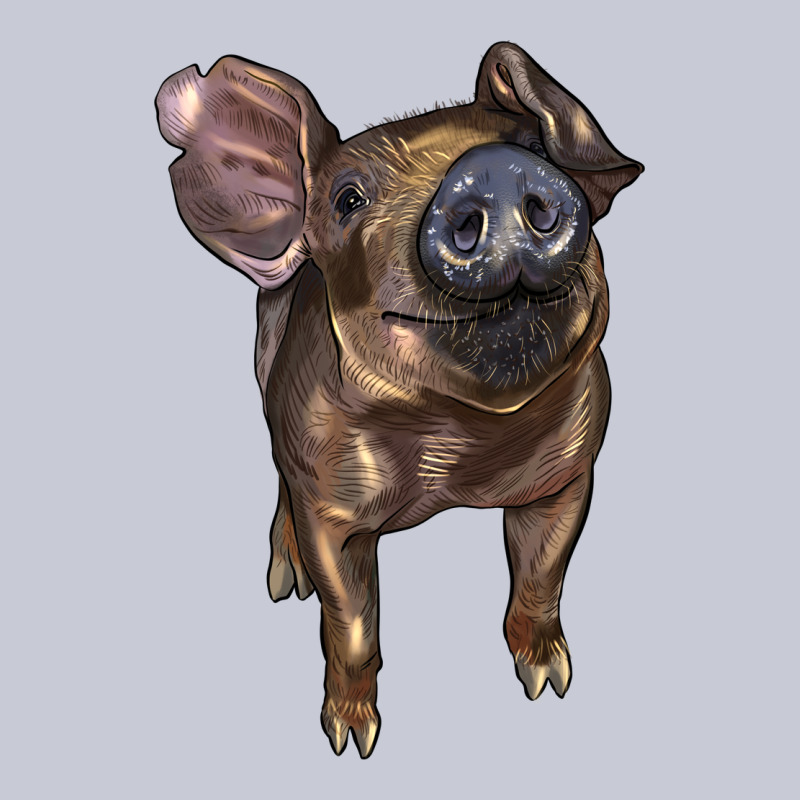 Baby Duroc Pig Heavyweight Hoodie by LillyAllenDesigns | Teevron