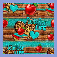 Teacher Life Seamless Pattern Long Sleeve Tee | Teevron