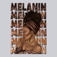 Melanin Melanin Melanin With Afro Girl Heavyweight Sweatshirt | Teevron