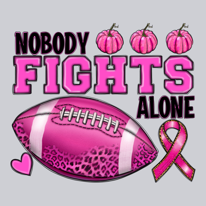 Nobody Fights Alone Breast Cancer Urban Hoodie by RanaPortraitStore | Teevron