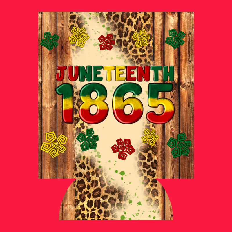 Juneteenth 1865 12 Oz Can Cooler (regular) Zipper Hoodie by Artiststas | Teevron