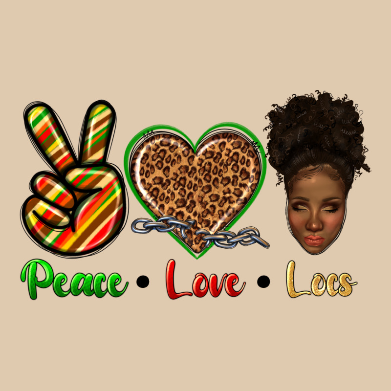 Peace Love Locs Heavyweight Sweatshirt by texasbilliewilder | Teevron