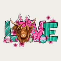 Love Easter Floral Longhaired Cow Zipper Hoodie | Teevron