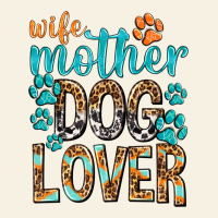 Wife Mother Dog Lover With Paws Vintage Tee | Teevron