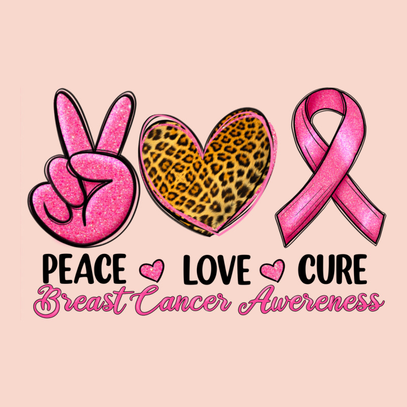 Peace Love Cure Breast Cancer Urban Hoodie by RanaPortraitStore | Teevron