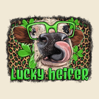 Lucky Heifer With Glasses St Patricks Premium Tee | Teevron