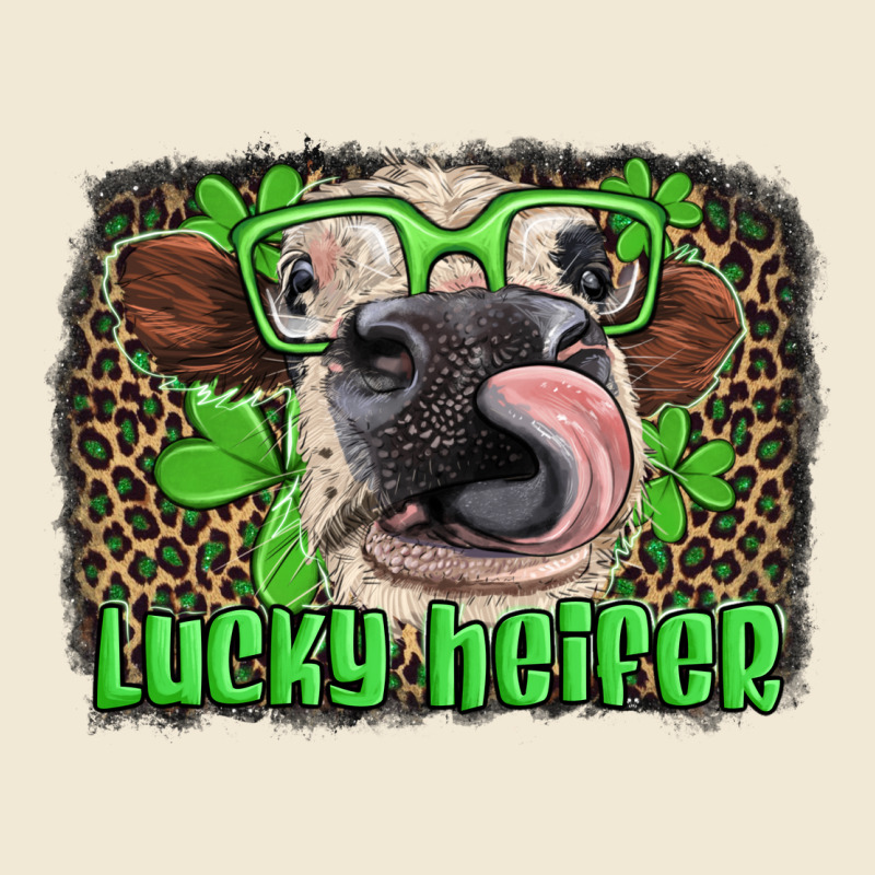 Lucky Heifer With Glasses St Patricks Premium Tee by Artiststas | Teevron
