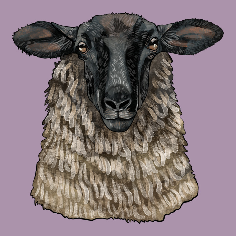 Suffolk Sheep Head Heavyweight Hoodie by LillyAllenDesigns | Teevron