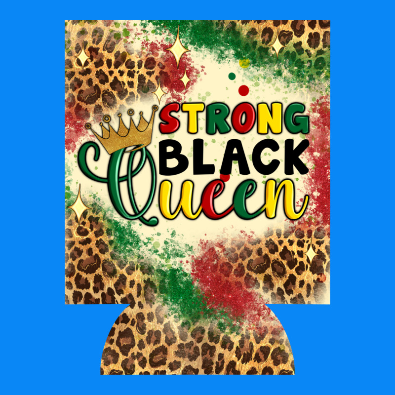 Strong Black Queen 12 Oz Can Cooler (regular) Zipper Hoodie by Artiststas | Teevron