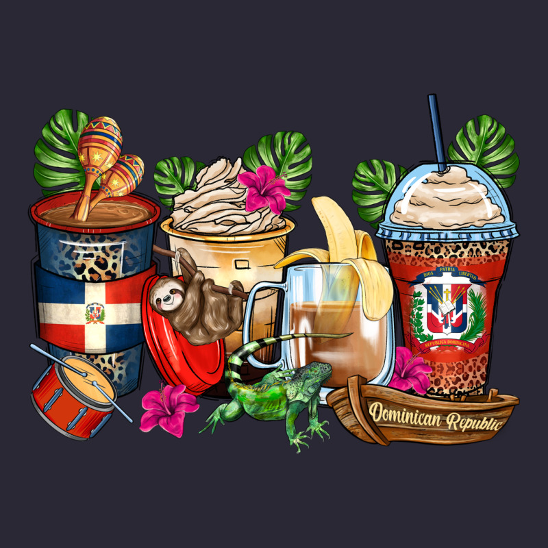 Dominican Republic Coffee Cups Vintage Tee by Zillion Design Studio | Teevron