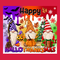 Happy Hallothanksmas Gnomies Premium Hoodie | Teevron