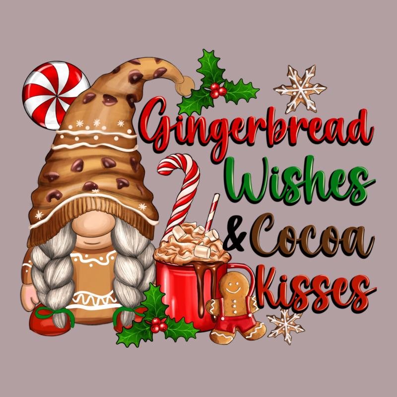 Gingerbread Wishes And Cocoa Kisses Vintage Hoodie by Zillion Design Studio | Teevron