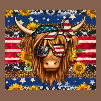 4th Of July Longhaired Cow Tumbler Zipper Hoodie | Teevron