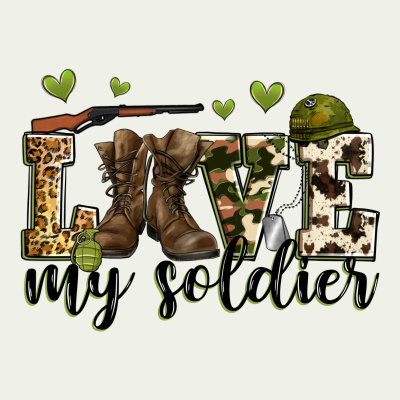 Love My Soldier Urban Heavy Tee by Zillion Design Studio | Teevron
