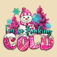 Im So Freaking Cold Pink Christmas Snowman Premium Hoodie | Teevron