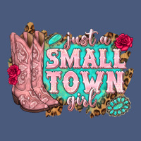 Just A Small Town Girl Cowgirl Boots Vintage Hoodie | Teevron