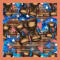 4th Of Juky Veteran Boots Seamless Pattern Classic Tee | Teevron