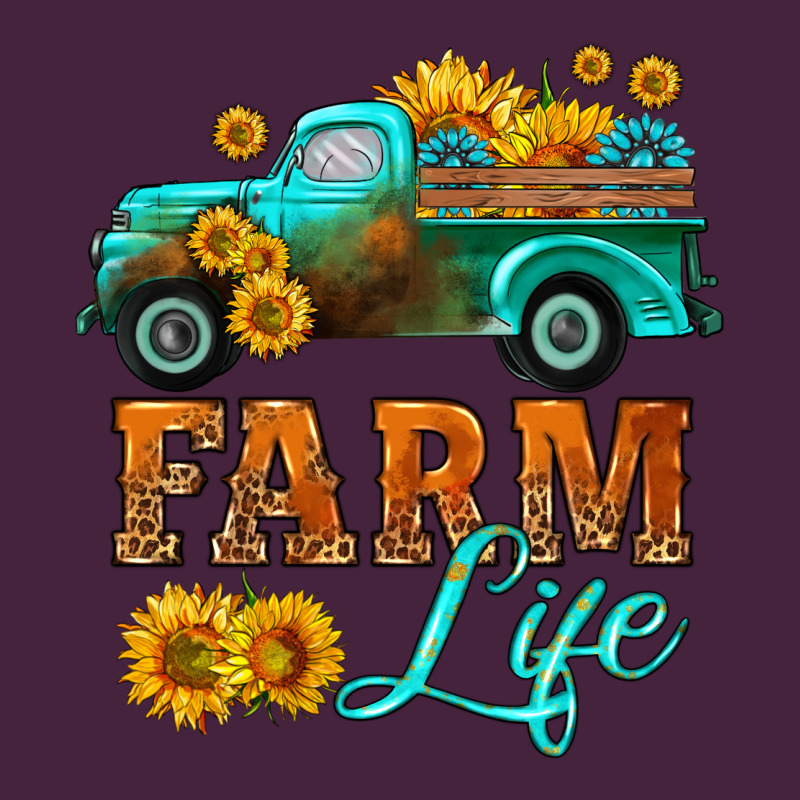 Farm Truck  Farm Life With Sunflower Long Sleeve Tee by HRA Design Shop | Teevron