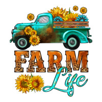 farm truck  farm life with sunflower | Teevron