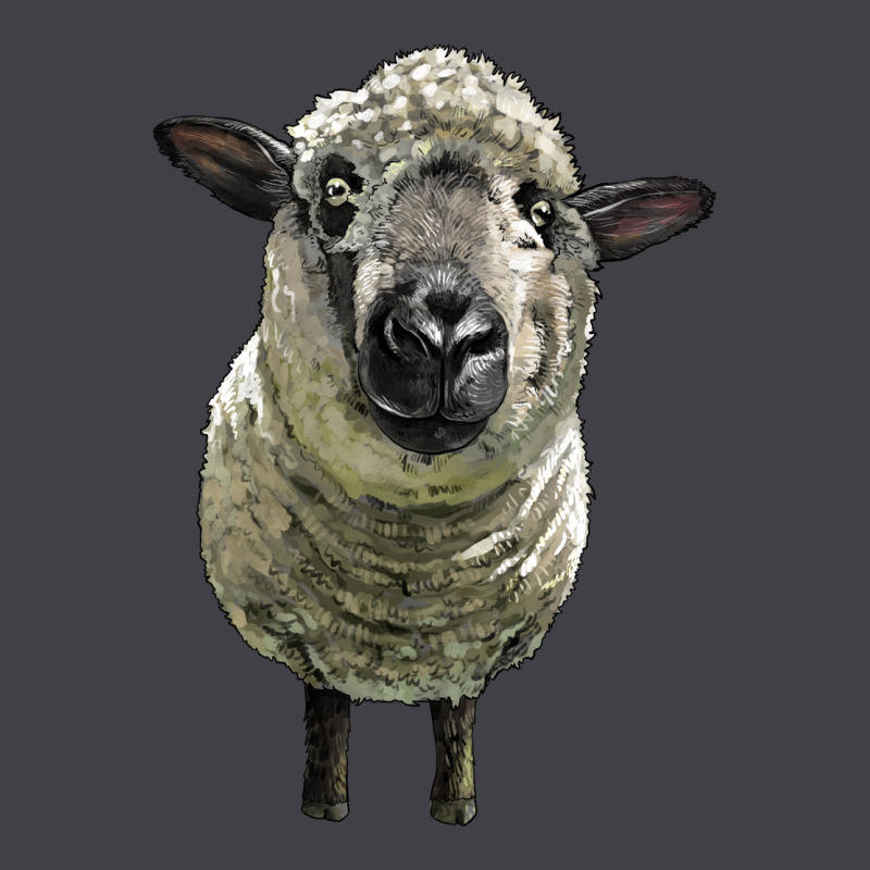 Hampshire Sheep Head Heavyweight Hoodie by LillyAllenDesigns | Teevron