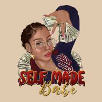 Self Made Babe Afro Black Woman Heavyweight Sweatshirt | Teevron