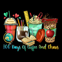 100 Days Of Coffee And Chaos Coffee Cups Heavyweight Sweatshirt | Teevron