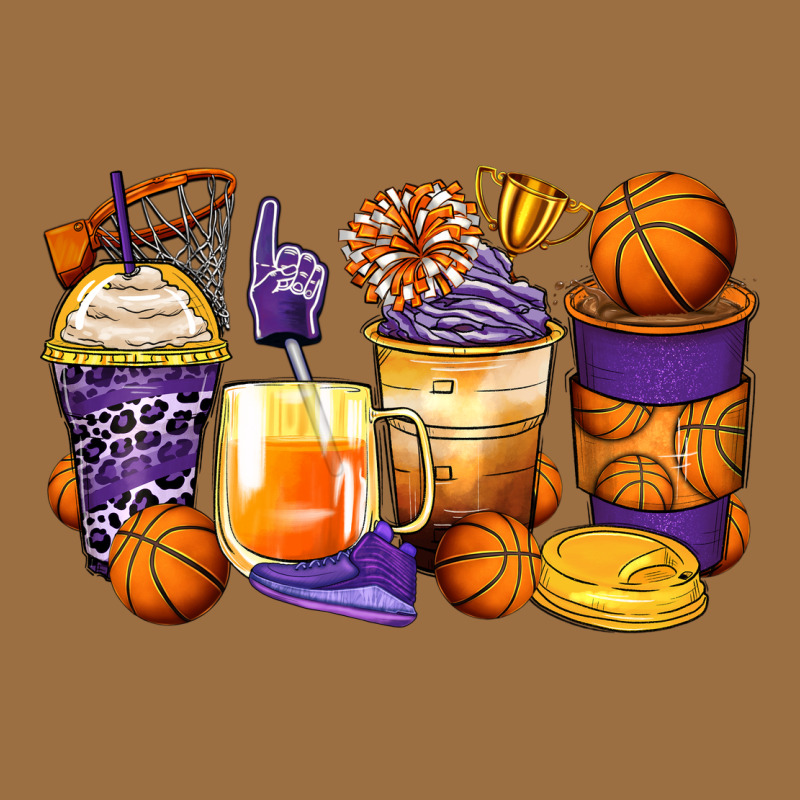 Basketball Coffee Cups Vintage Tee by Zillion Design Studio | Teevron