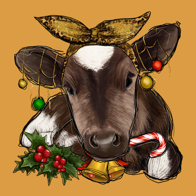 Christmas Baby Cow Urban Heavy Tee by RanaPortraitStore | Teevron