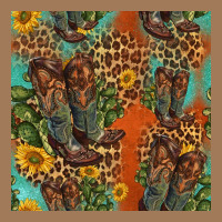 Western Boots And Sunflowers Seamless Pattern Classic Tee | Teevron