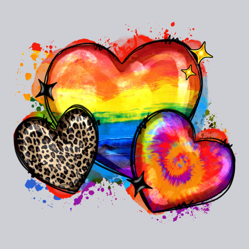 Pride Hearts Heavyweight Sweatshirt by Zillion Design Studio | Teevron