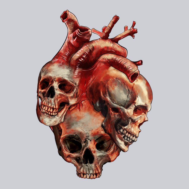 Heart Skulls Heavyweight Sweatshirt by RanaPortraitStore | Teevron