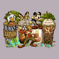 Safari Cartoon Characters Coffee Cups Vintage Tee | Teevron