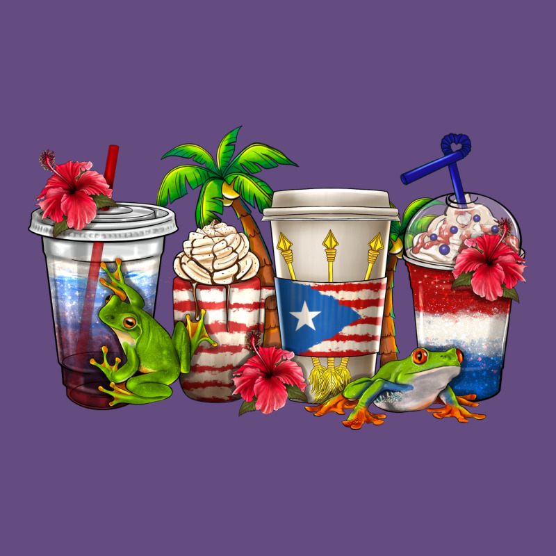 Puerto Rico Coffee Cups Vintage Hoodie by texasbilliewilder | Teevron