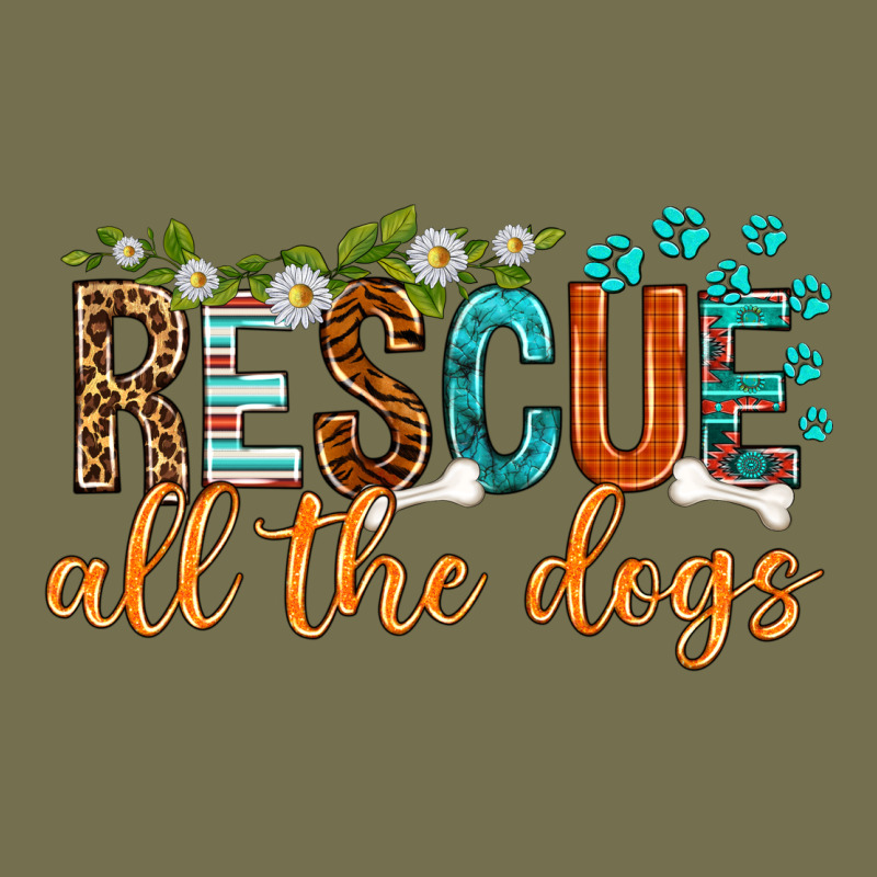 Rescue All The Dogs Vintage Hoodie by texasbilliewilder | Teevron