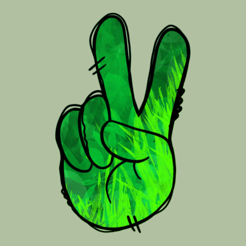 Green Peace Sign Urban Hoodie by Jasminsmagicworld | Teevron