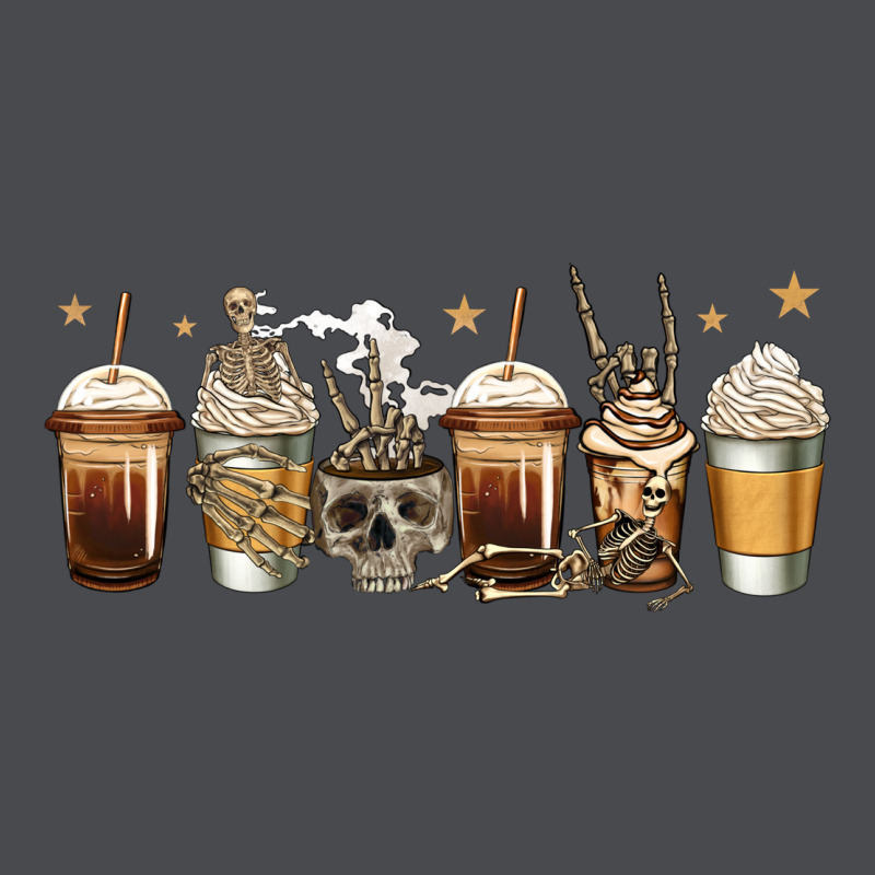 Skeleton Coffee Cups Zipper Hoodie by Jasminsmagicworld | Teevron
