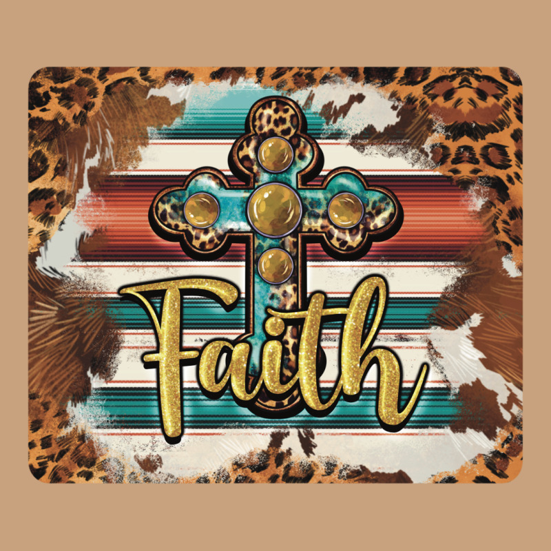 Faith Cross Mousepad Vintage Tee by BarkalooDesign | Teevron