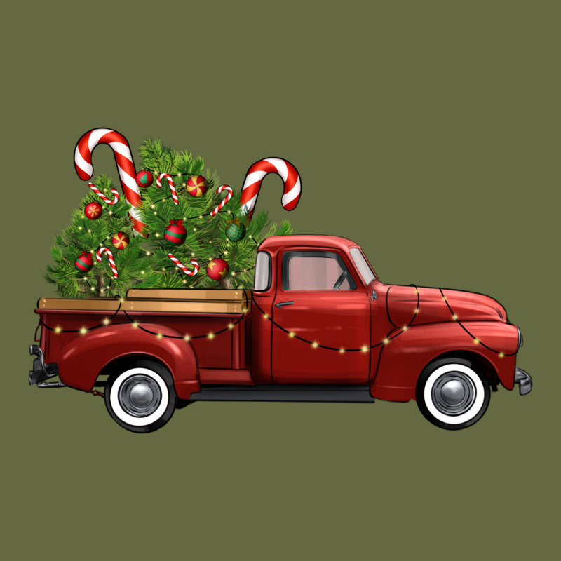 Christmas Trees Truck Long Sleeve Tee by FaDigitalArtStudio | Teevron